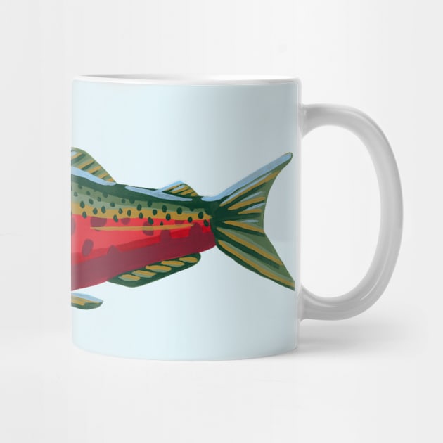 Pacific Salmon - Coho Salmon by paintedpansy